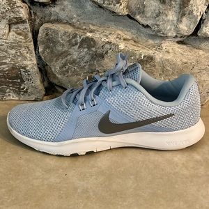 Nike Blue Athletic Running Shoes Lightweight Mesh